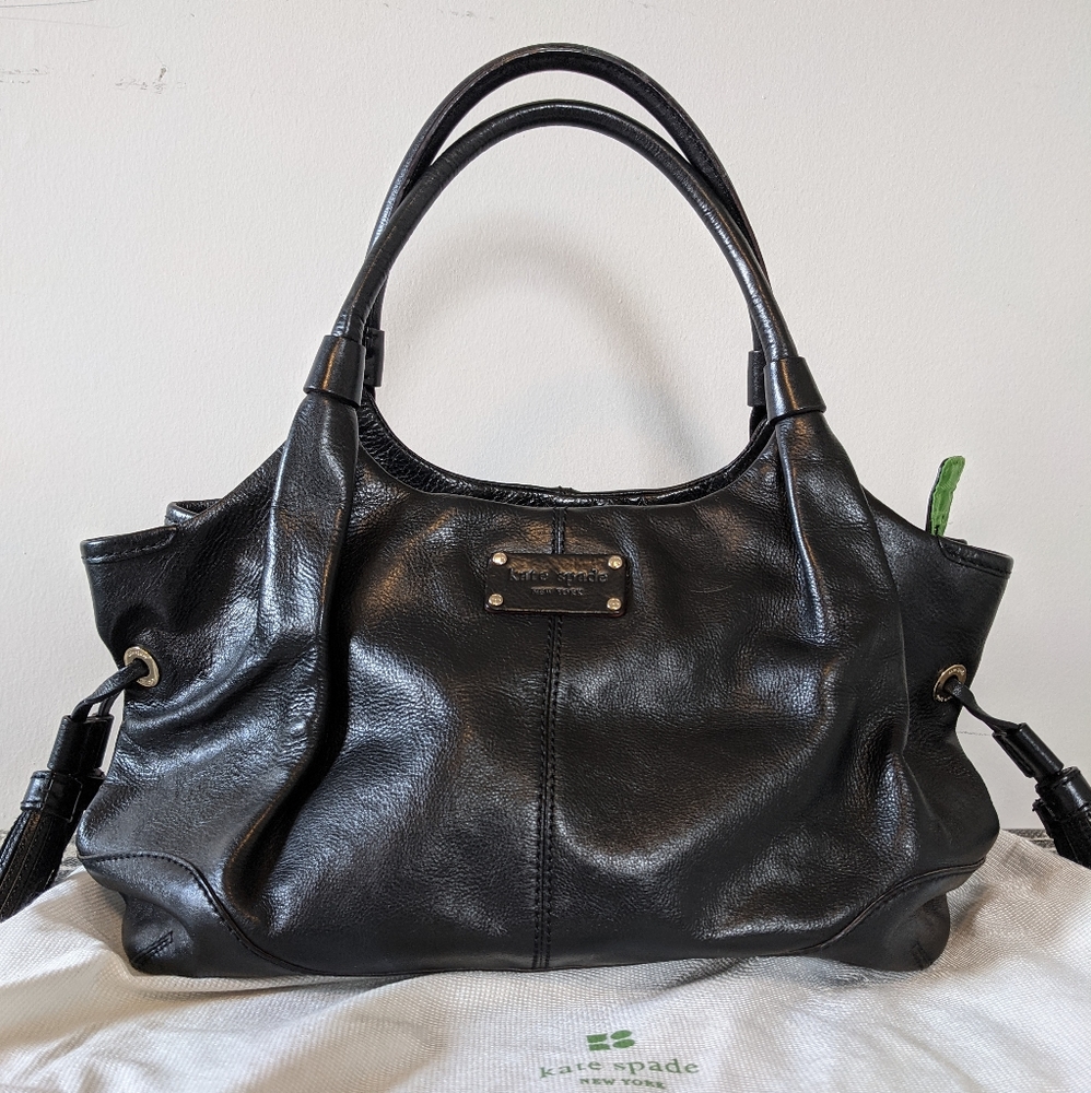 Kate Spade Leather Hobo Bag with Side Tassels